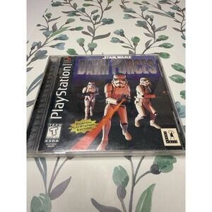 Star Wars Dark Forces Sony PlayStation PS1 Game Complete Untested